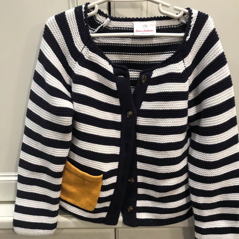 Hanna Andersson striped cardigan